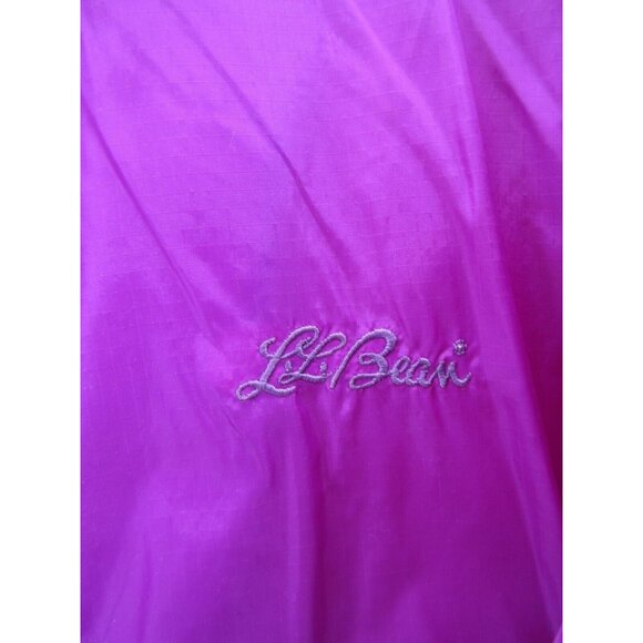 VINTAGE LL Bean Jacket Medium Windbreaker Coat Lightweight 90s Logo - Picture 5 of 14